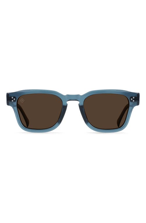 RAEN Rece 51mm Polarized Square Sunglasses in Absinthe /Vibrant Brown Polar at Nordstrom