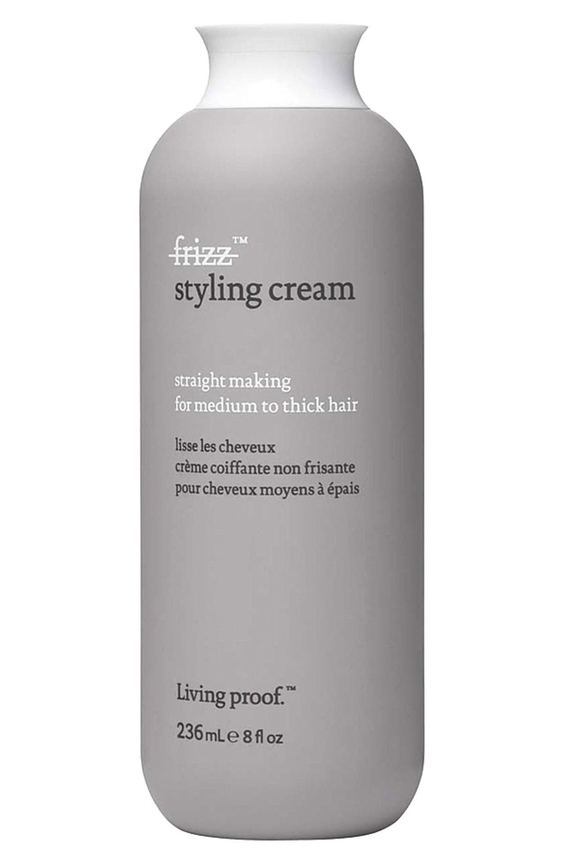 Living proof® 'No Frizz' Straight Making Styling Cream for Medium to Thick Hair Nordstrom