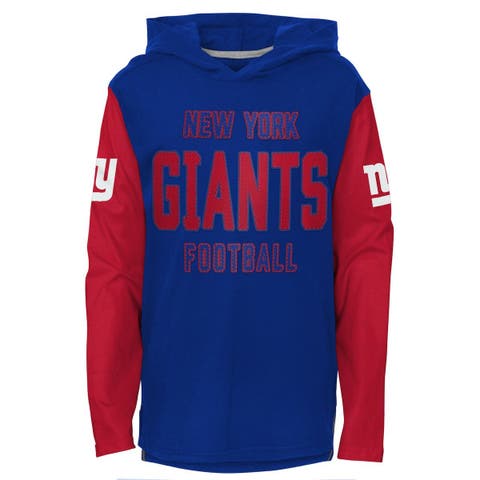 Outerstuff Youth Red New York Giants Prime Pullover Hoodie Size: Large