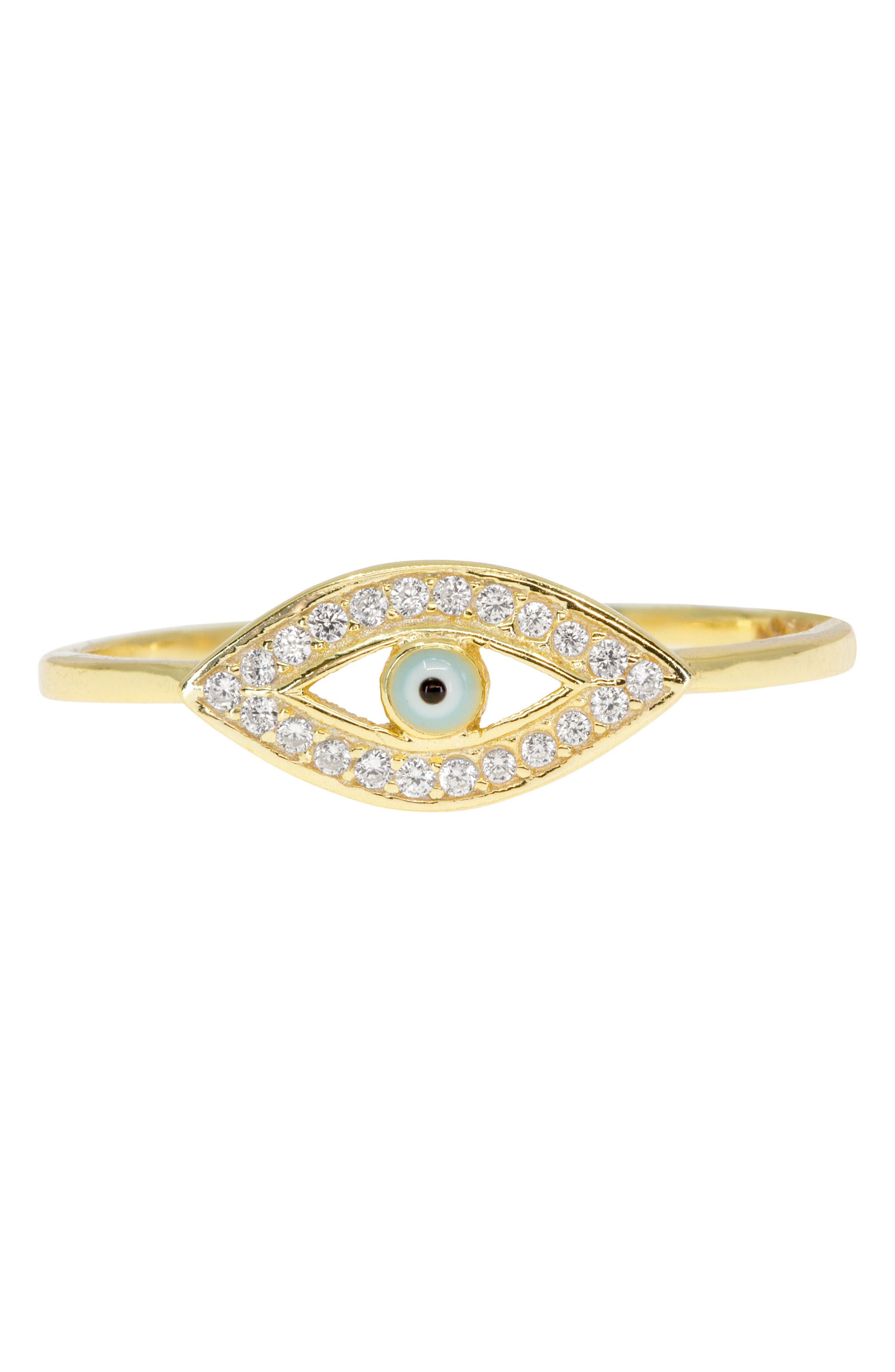 RAGEN Jewels Evil Eye Pavé Ring Nordstrom