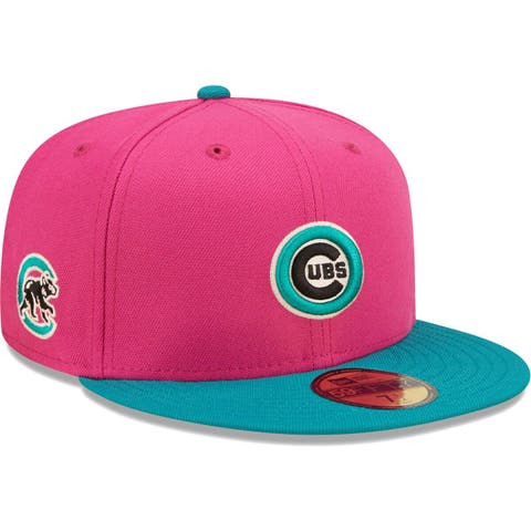 Men's New Era Pink/Green Detroit Tigers Cooperstown Collection 2005 MLB All-Star Game Passion Forest 59FIFTY Fitted Hat