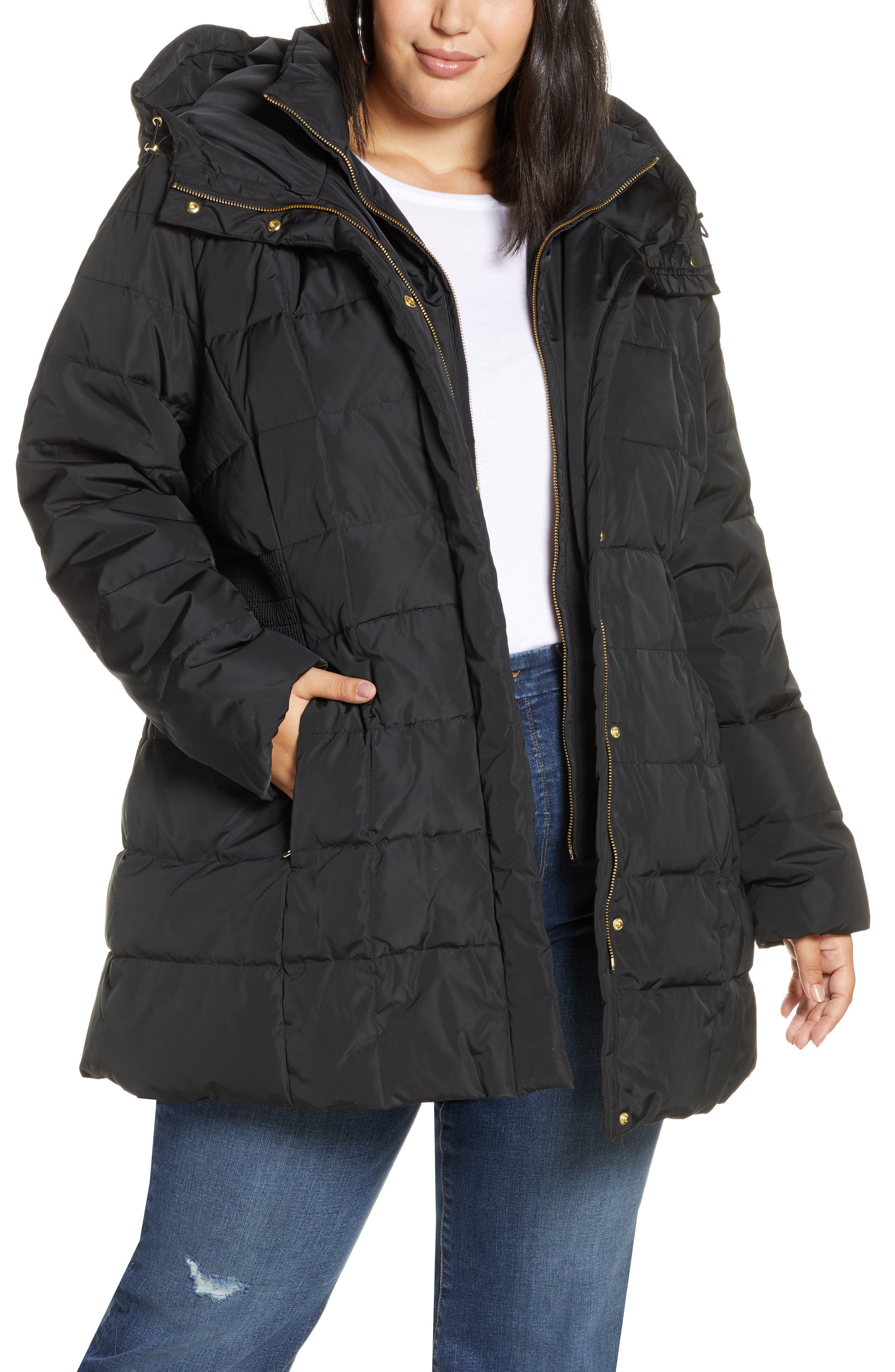 cole haan down & feather coat