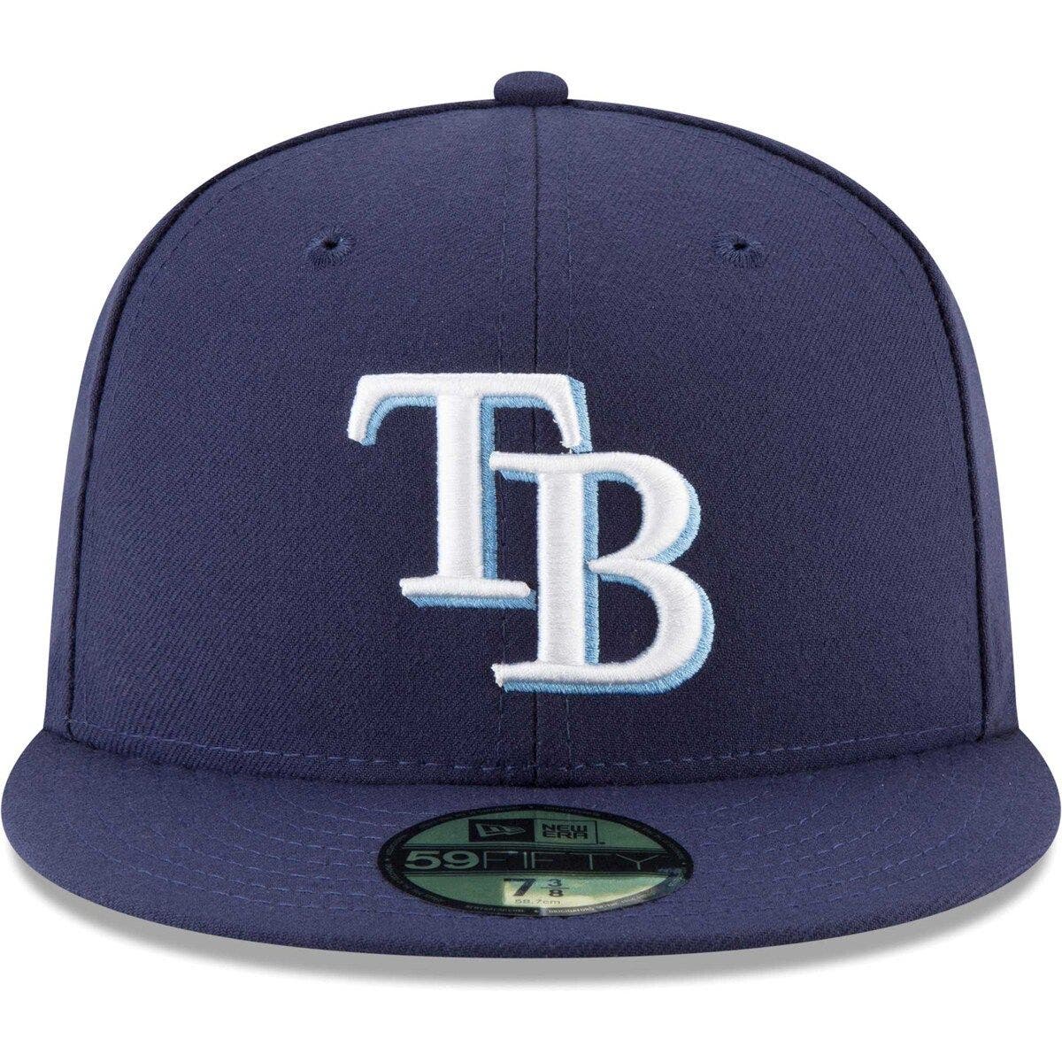 New Era Men's New Era Navy Tampa Bay Rays 25th Anniversary Authentic