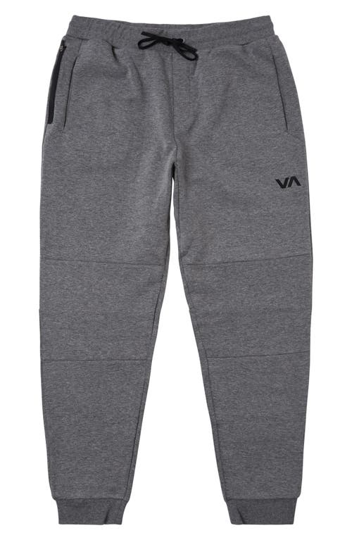 RVCA Cotton Blend Fleece Joggers in Heather Grey 