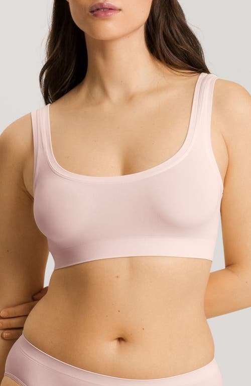 Shop Hanro Touch Feeling Sports Bra In Rose