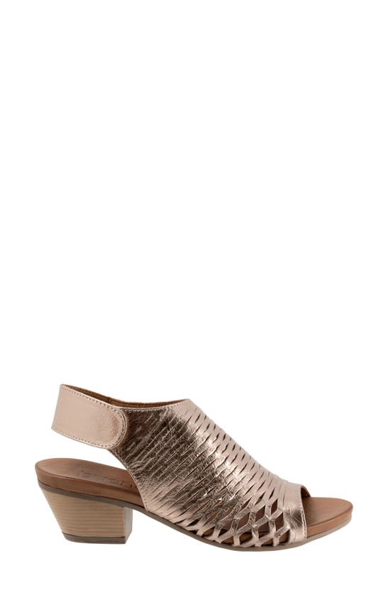 Shop Bueno Lacey Slingback Sandal In Taupe Metallic