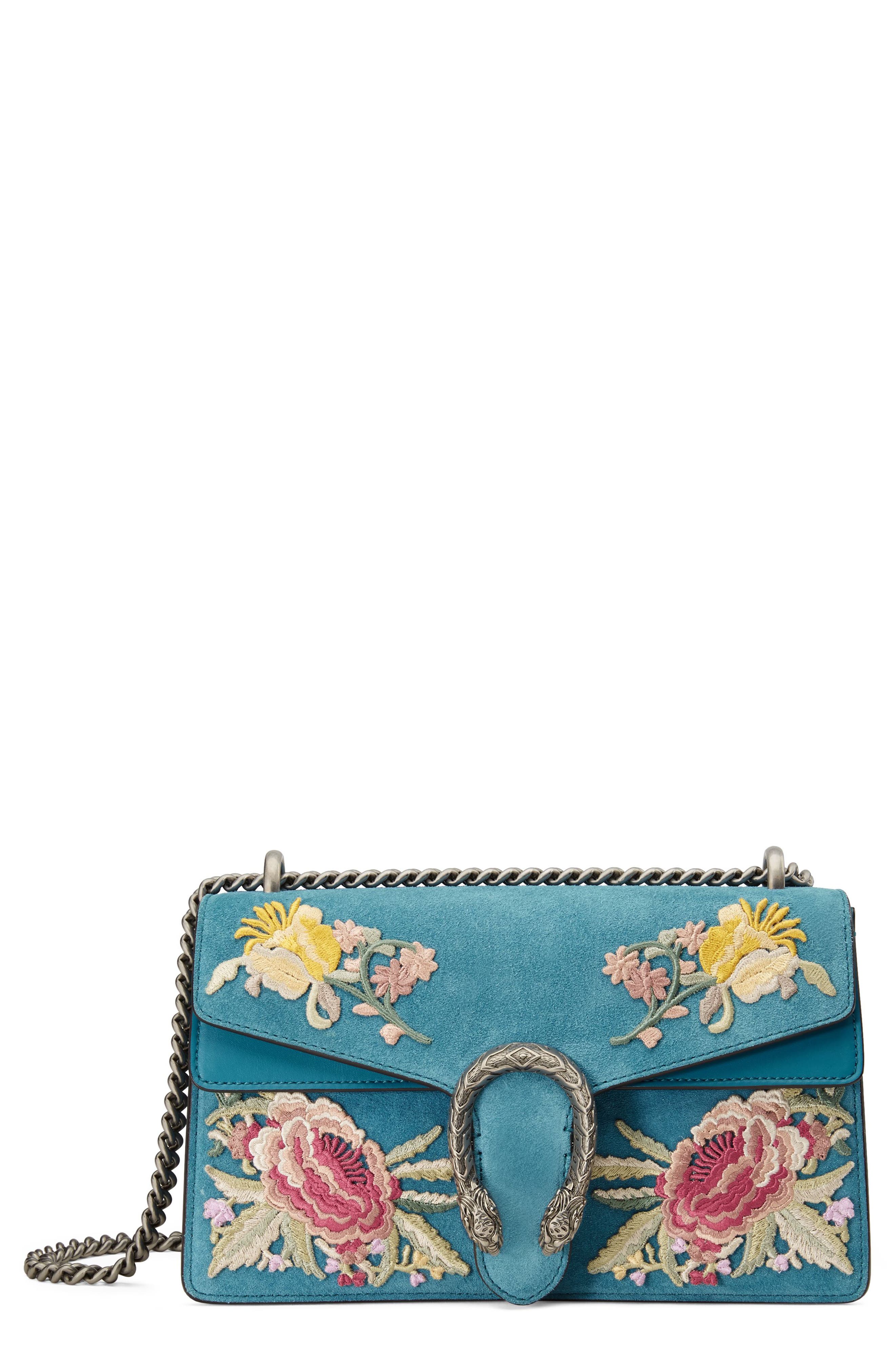 gucci embroidered purse