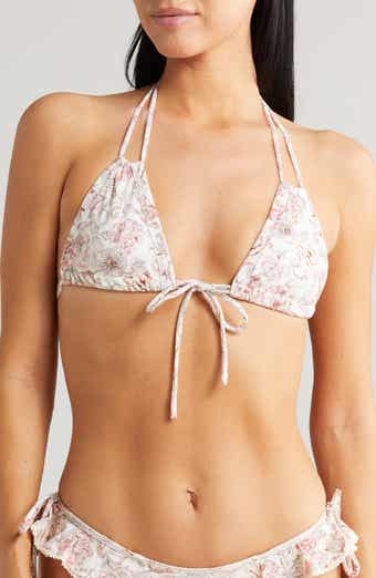 Pippa Floral Ruffle Bikini Bottom - Honeysuckle - ShopperBoard