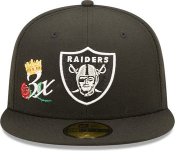 New Era Men's New Era Black Las Vegas Raiders Crown 3x Super