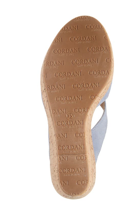 Shop Cordani Devon Platform Wedge Sandal In Crosta Avio