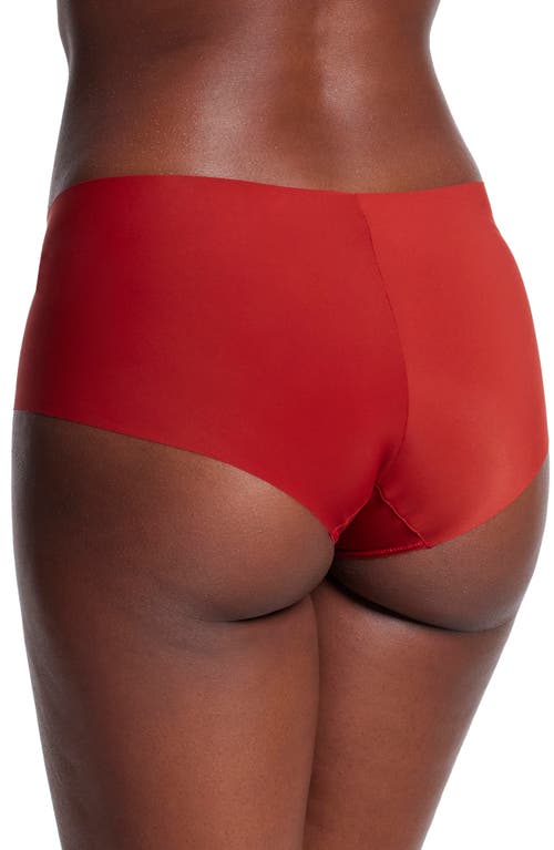 Hanky Panky Breathesoft Hi-rise Thong Underwear In Sundried Tomato Red