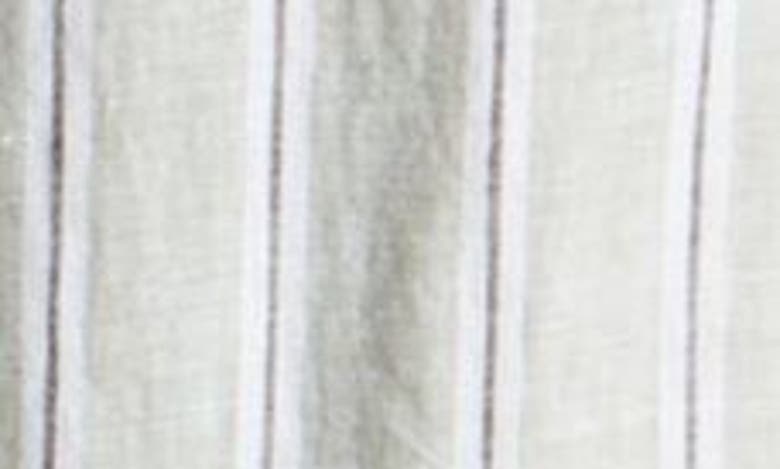 Shop Masai Copenhagen Penla Tie Waist Wide Leg Linen Pants In Bog