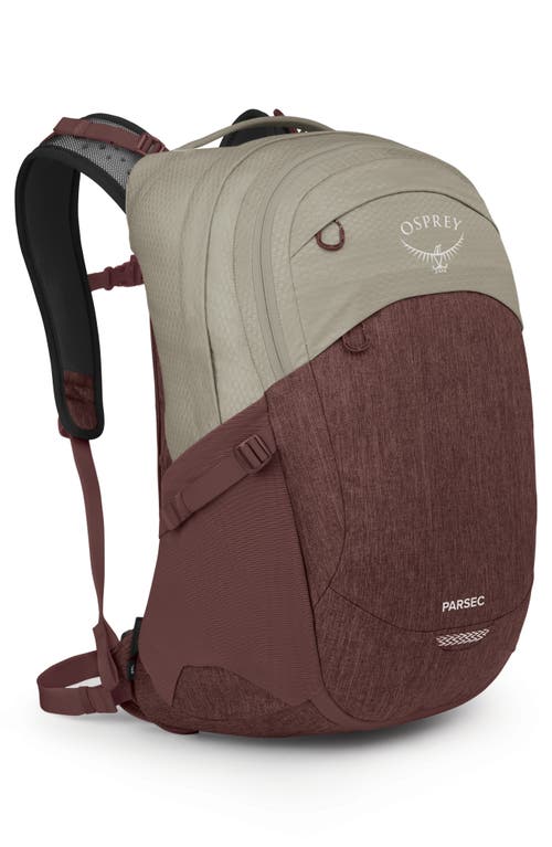 Osprey Parsec 26l Backpack In Sawdust Tan/raisin Red