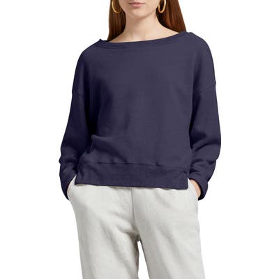 Michael Stars Miri Brighton Fleece Pullover, Blue