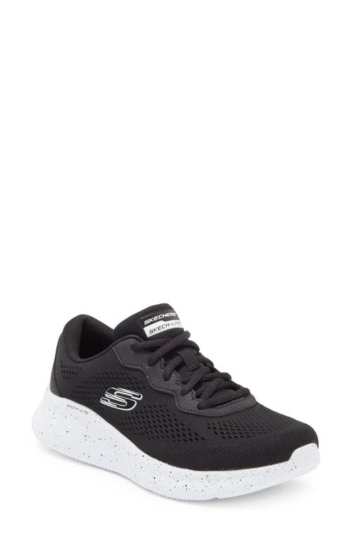 Skechers Skech-lite Pro Cute Debut Sneaker In Black/white