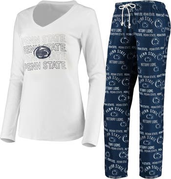 Youth New York Yankees Navy Allover Print Long Sleeve T-Shirt & Pants Sleep  Set
