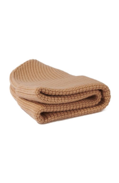 Shop Maje Wool And Cashmere Hat In Camel