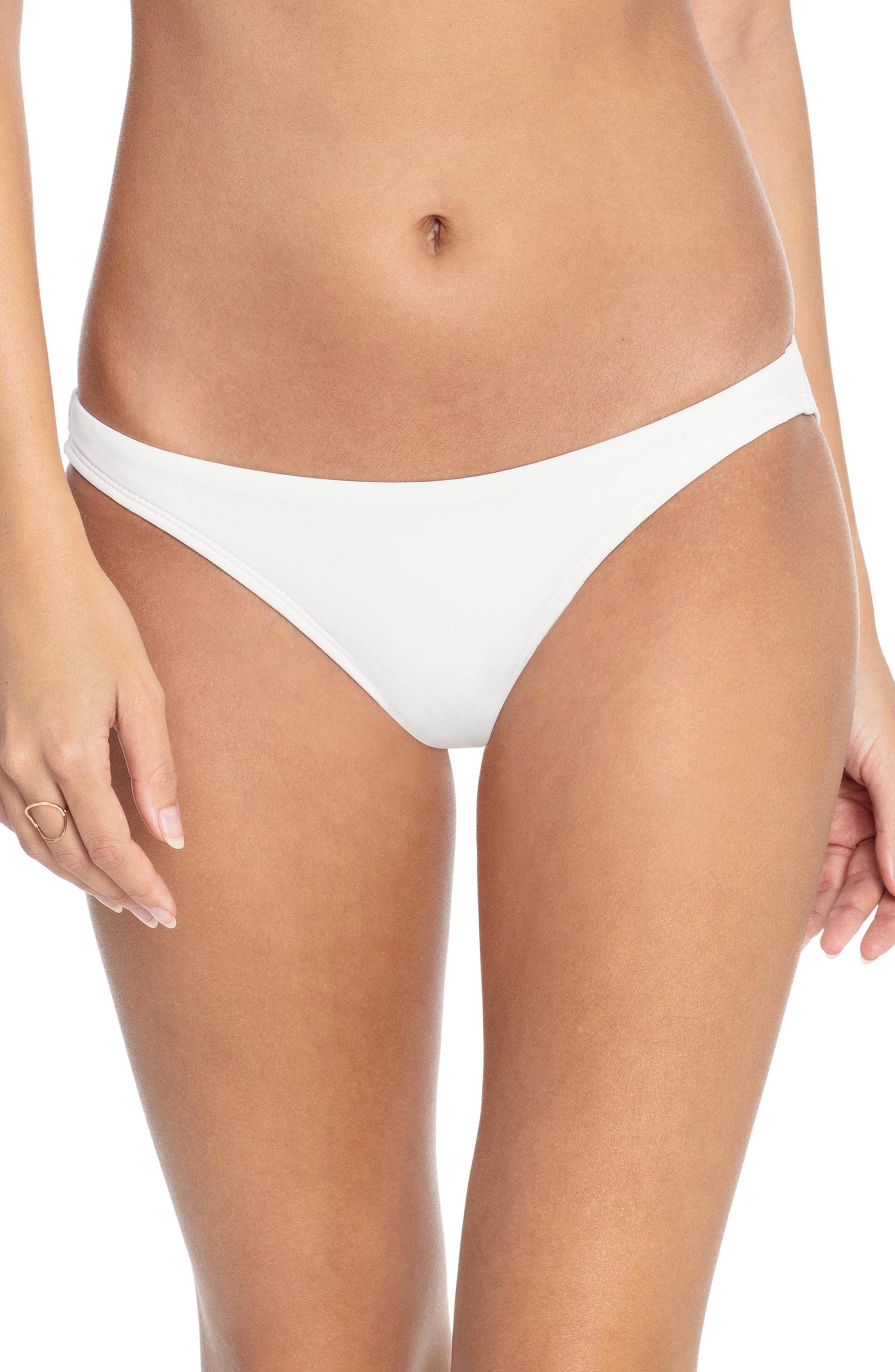 Robin Piccone Ava Bikini Bottoms, White