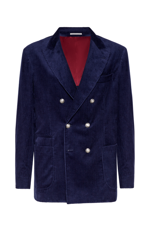 Shop Brunello Cucinelli Uconstructed Blazer In Blue