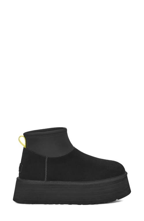 Shop Ugg(r) Classic Mini Dipper Puffer Platform Boot In Black/black