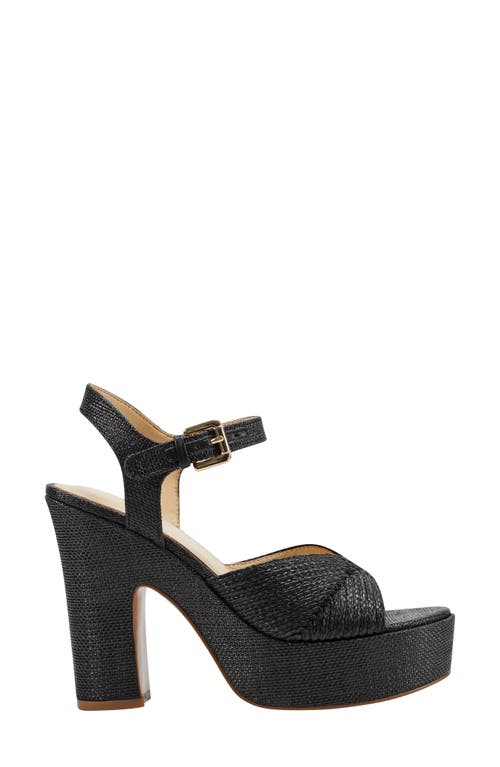 Marc Fisher Ltd Starla Block Heel Platform Sandal In Black 001