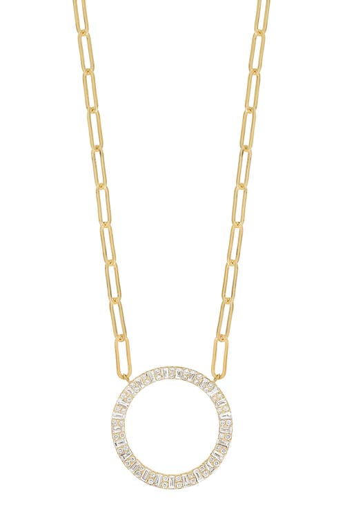 Bony Levy Gatsby Trend Diamond Circle Pendant Necklace in 18K Yellow Gold at Nordstrom