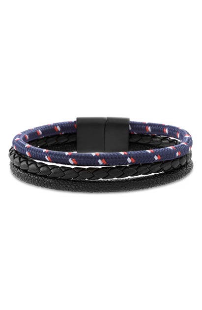 Click to view more detailed imagery on our partner's website Ben Sherman Triple Strand Bracelet In Multi