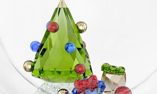 Shop Swarovski Holiday Cheers Trees & Gifts Crystal Ornament In Multicolored