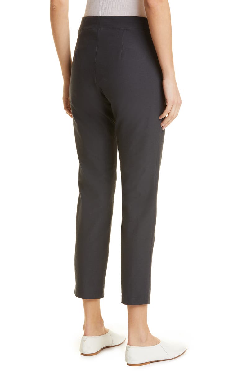Eileen Fisher Stretch Crepe Slim Ankle Pants | Nordstrom