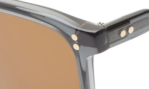 Raen Wiley 54mm Polarized Sunglasses In Slate/vibrant Brown Pol