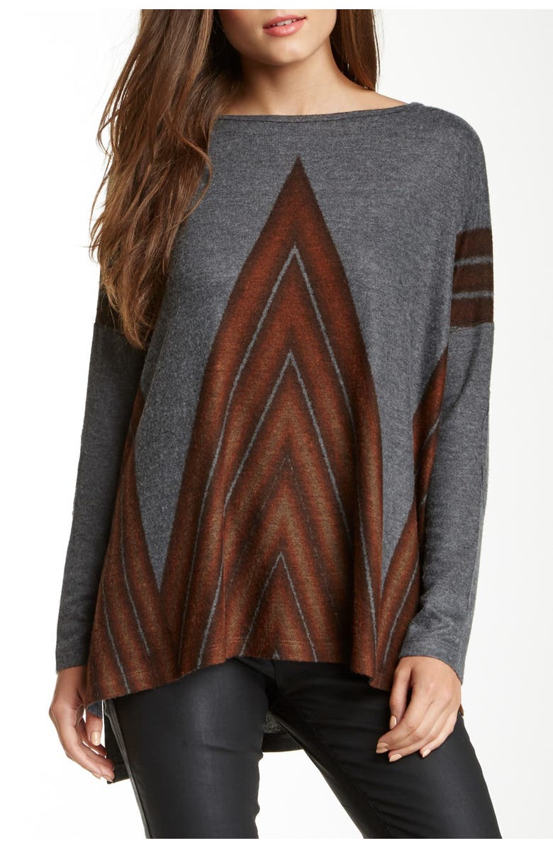 GO COUTURE Printed Dolman Sweater | Nordstromrack
