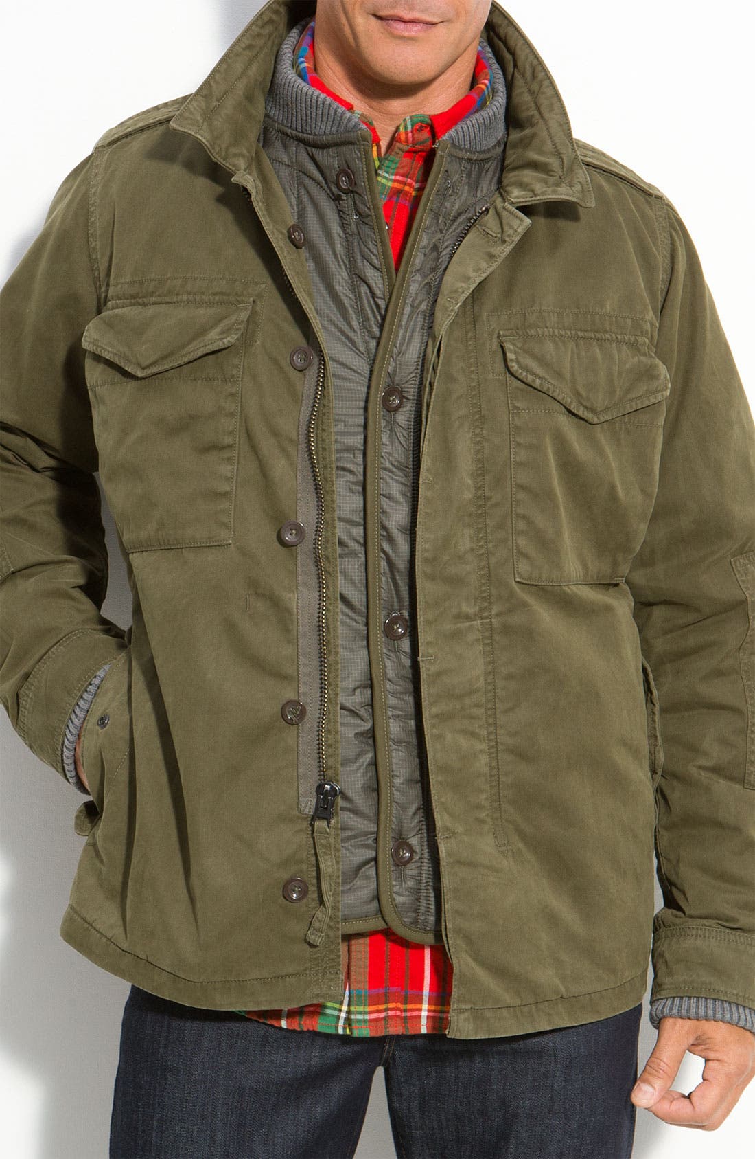 Relwen Waxed Combat Jacket Nordstrom