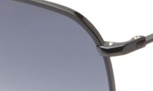 Shop Rag & Bone 59mm Aviator Sunglasses In Black Palladium/grey Shaded