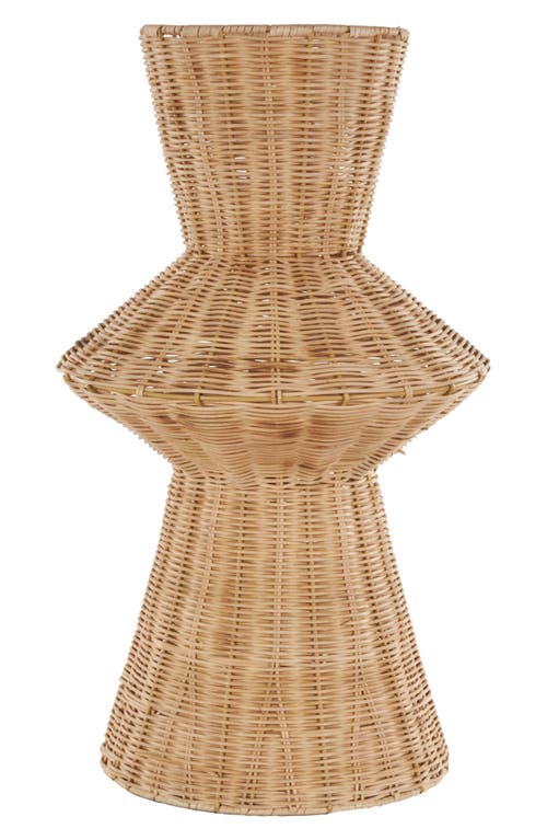 GINGER BIRCH STUDIO GINGER BIRCH STUDIO RATTAN VASE