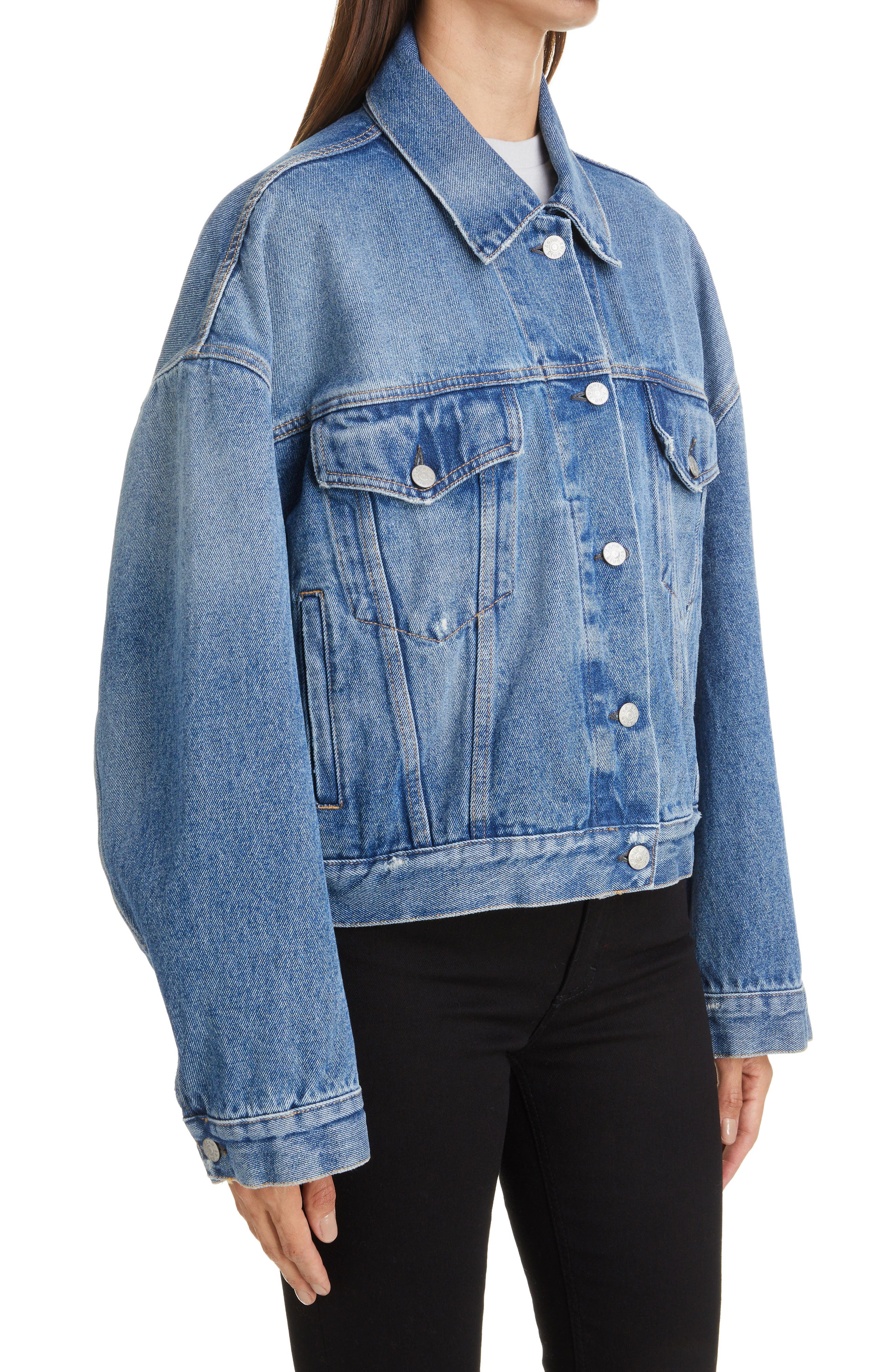 denim crop jacket