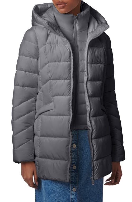 BERNARDO BERNARDO HOODED PUFFER JACKET WITH BIB 