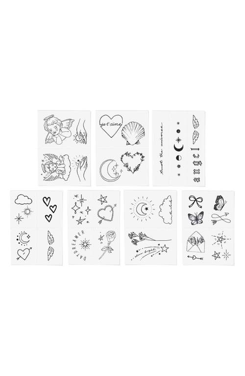 Angelic Temporary Tattoos in Black