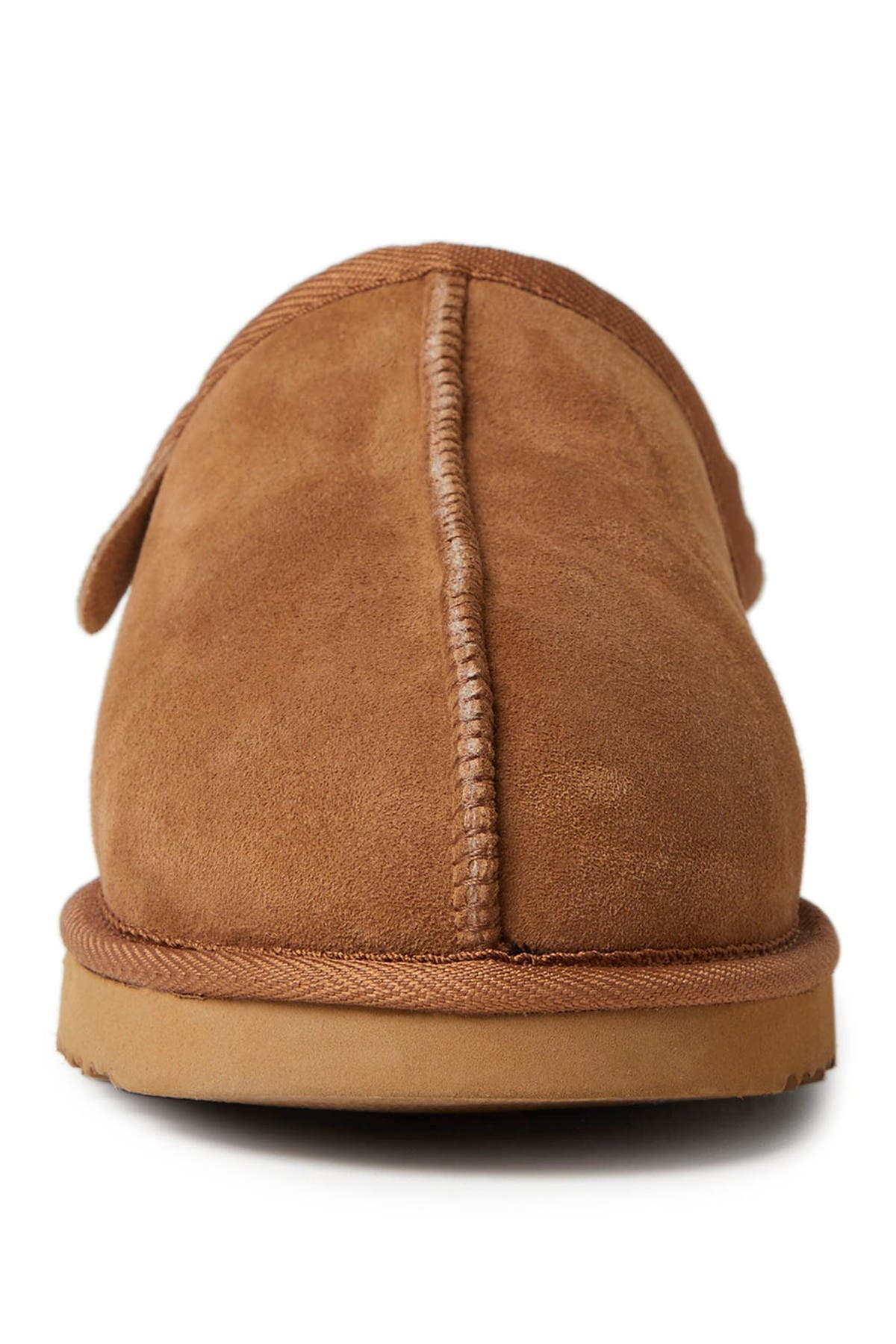 Fireside By Dearfoams Grafton Genuine Shearling Lined Clog In Open Brown3