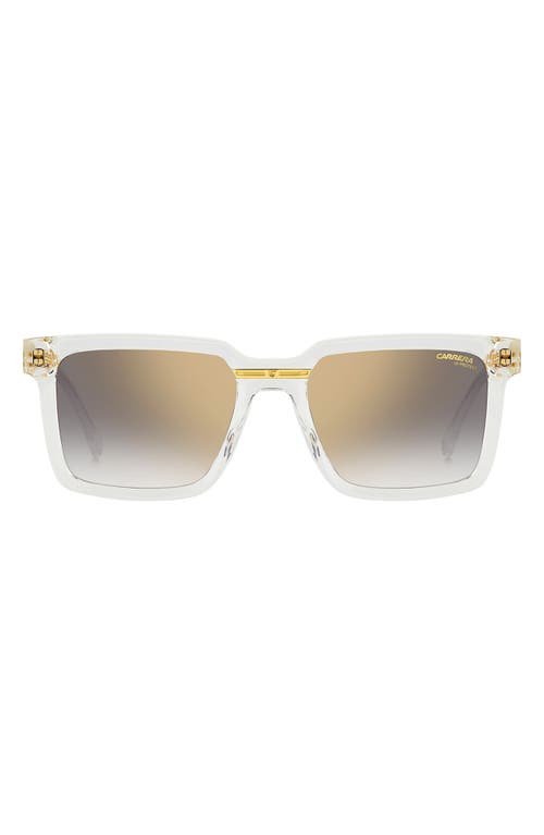 Carrera Eyewear Victory 54mm Gradient Rectangular Sunglasses In Neutral