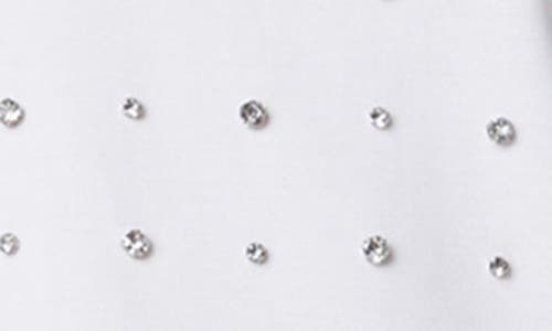 Akris Punto Rhinestone Studded T-shirt In Cream