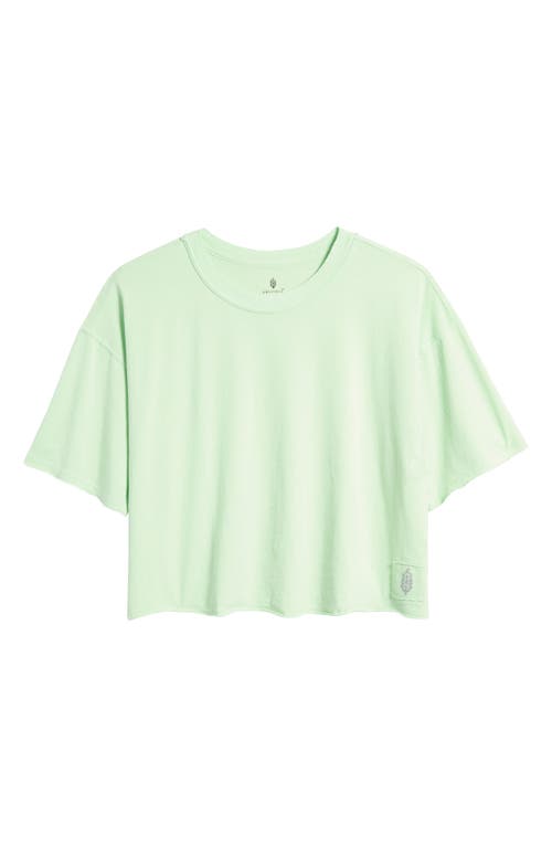 Shop Fp Movement By Free People Free People Fp Movement Inspire Cotton T-shirt In Bright Jade