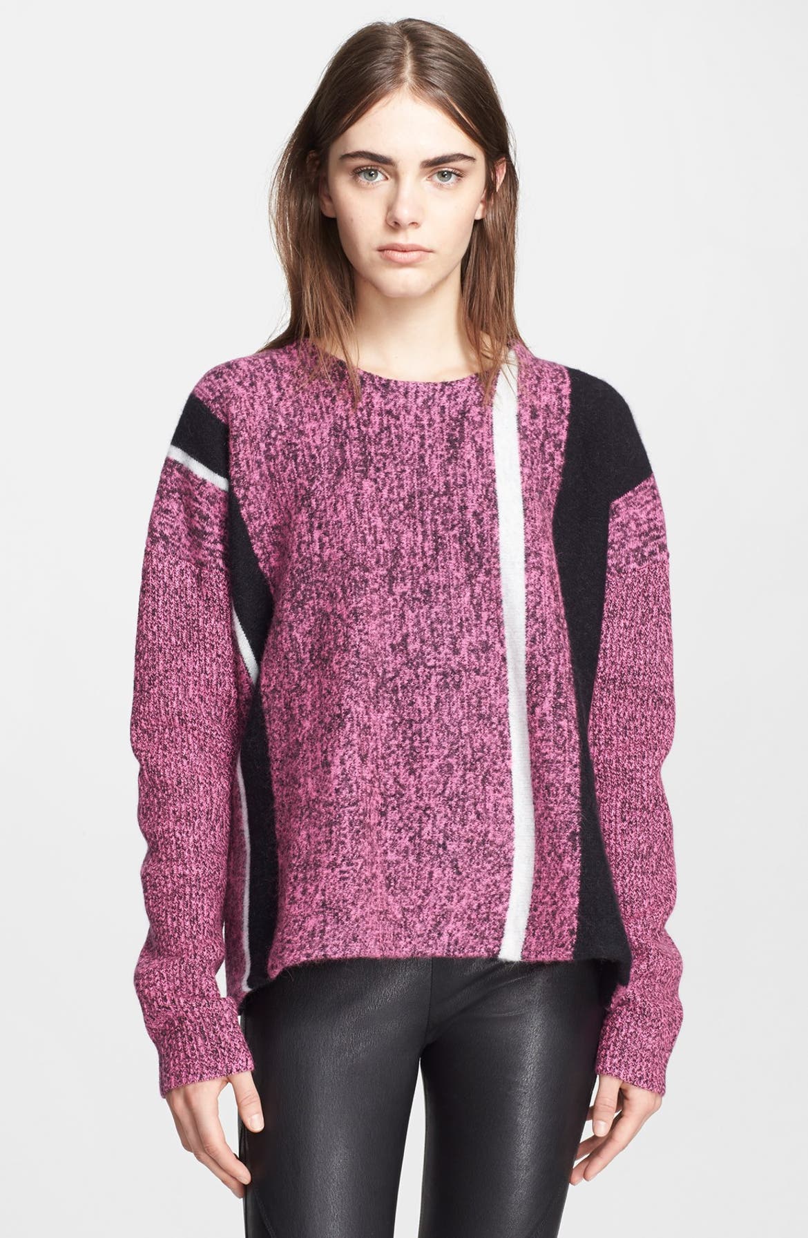 T by Alexander Wang Boiled Wool Blend Sweater | Nordstrom