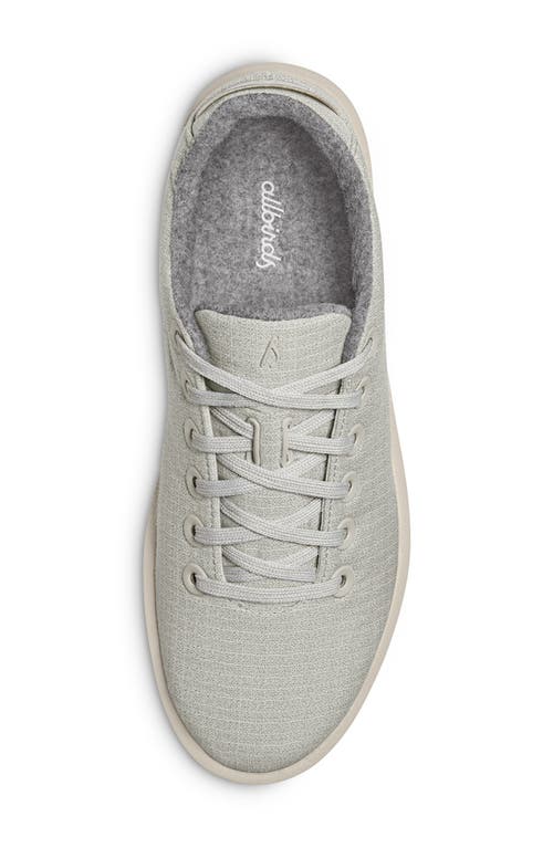 Shop Allbirds Wool Piper Sneaker In Pewter Grey/blizzard