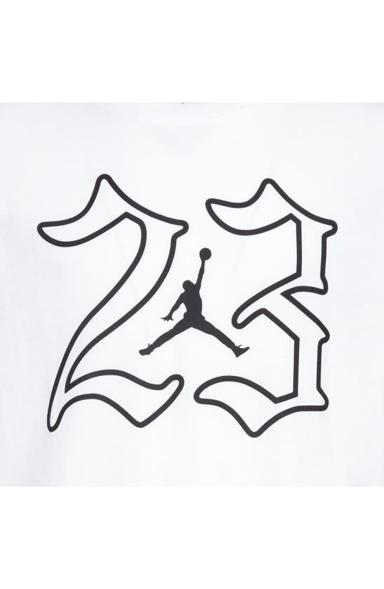 Shop Jordan Kids' Jdb Mvp Jumpman Graphic T-shirt In White