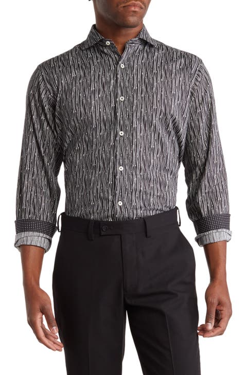 Men's Black Classic Fit Dress Shirts | Nordstrom Rack