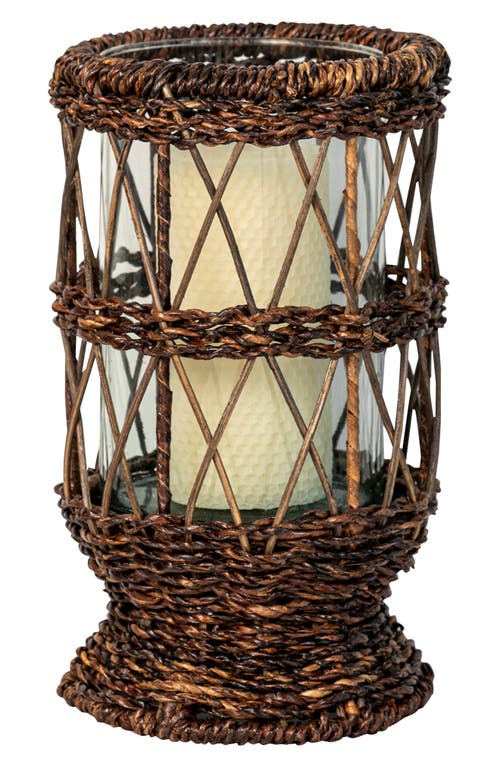 Juliska Devon Willow Large Hurricane In Brown