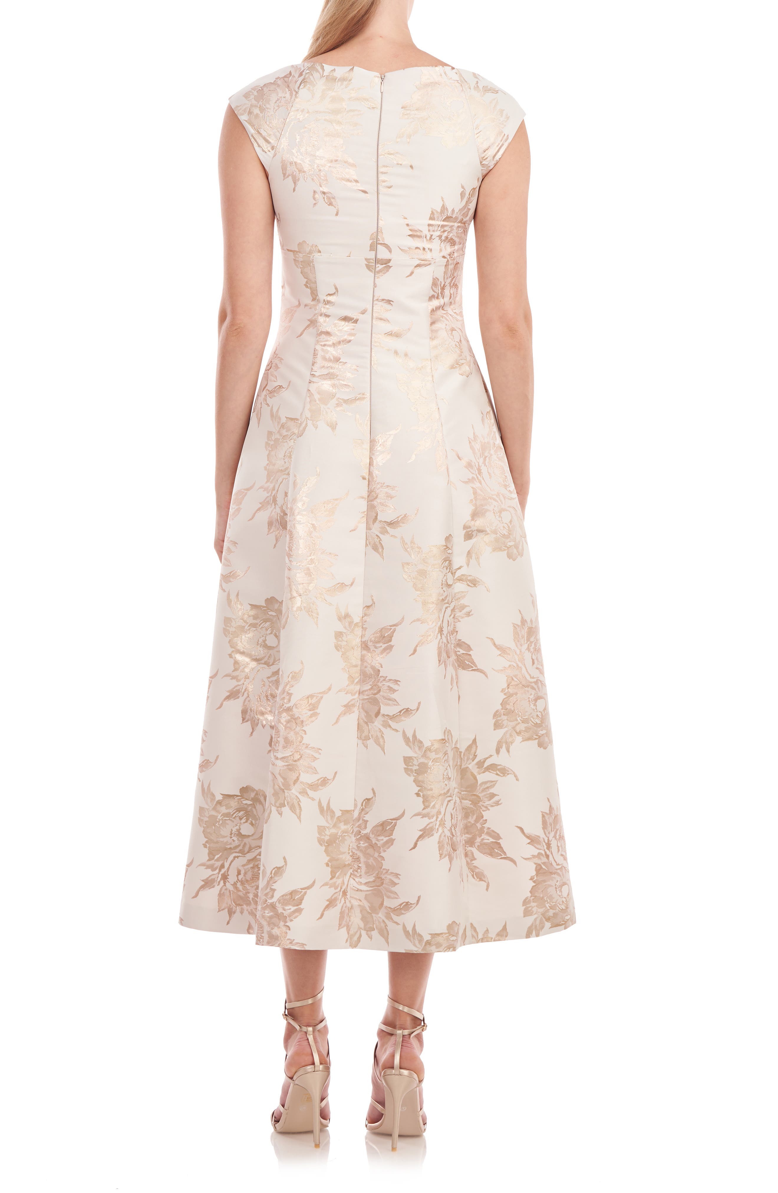 Kay Unger Tula Floral Jacquard Cocktail Dress Nordstrom