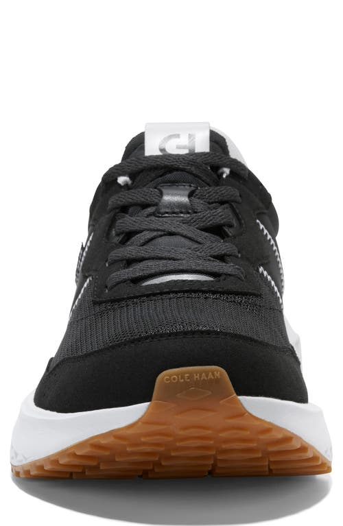 Shop Cole Haan Zerøgrand All-day Running Sneaker In Black/natural Tan