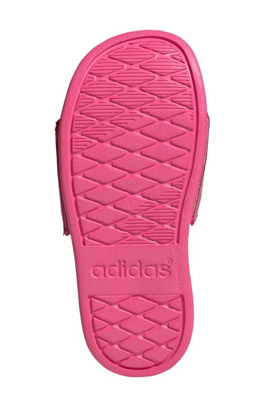 Adidas Originals Girls Adidas Adilette Comfort Slides In Pulse Magenta/ Bliss Pink