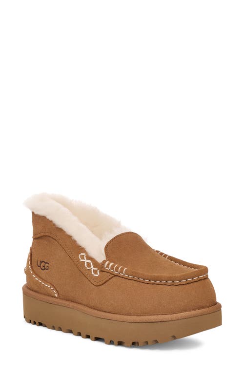 UGG(R) UGG(R) ANSLEY PARC GENUINE SHEARLING PLATFORM SLIPPER 